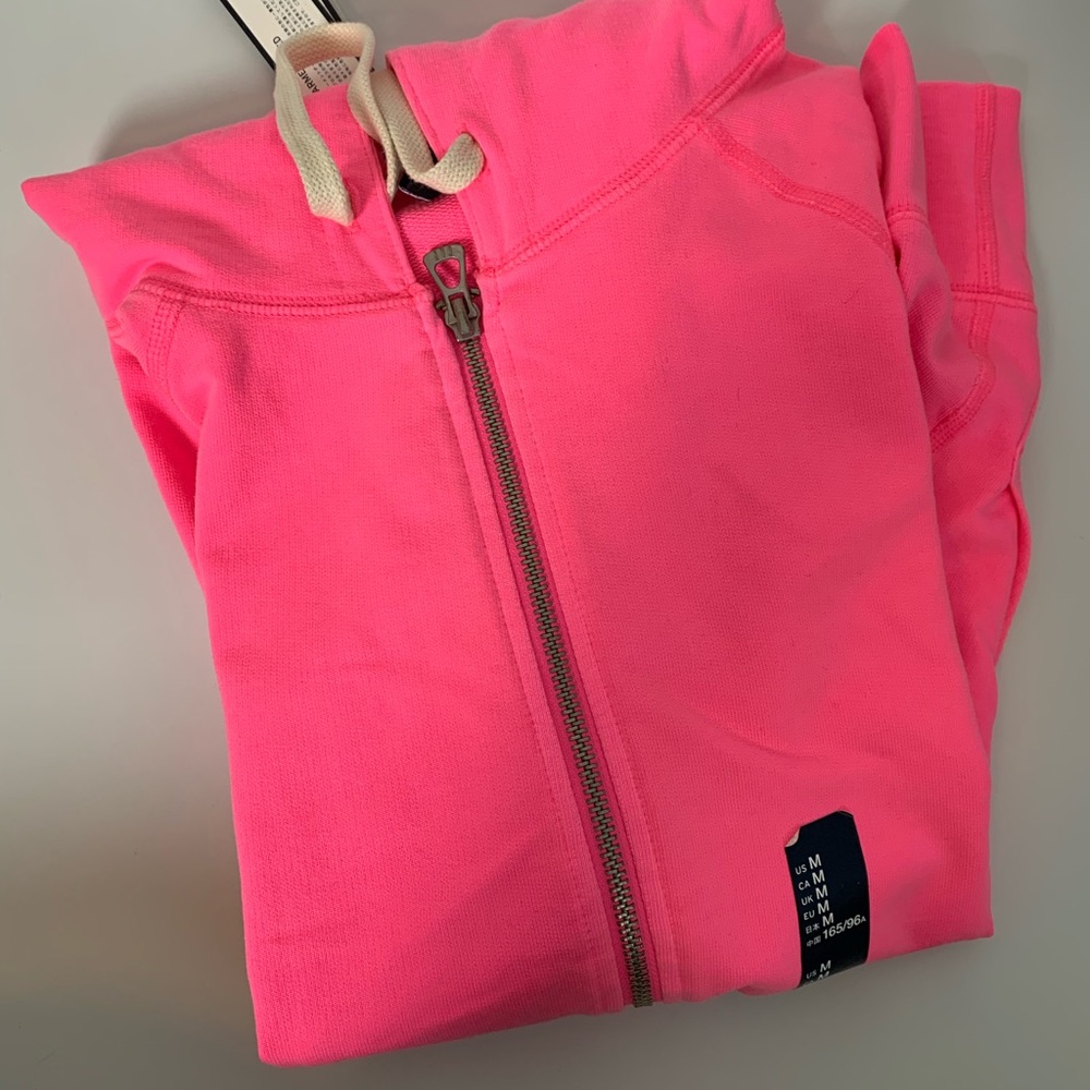 Neon Zippered Hoodie